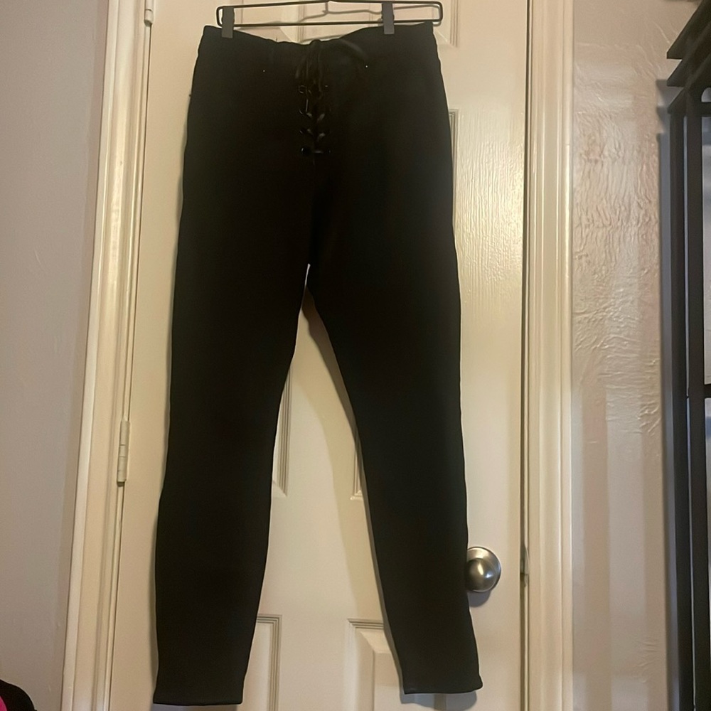 Good American Good  Lace Up Jeans